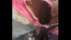Teasing little pussy to get ready for squirting Thumb