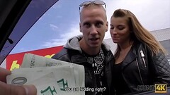 HUNT4K. Outdoor sex for money is new experience in beauty'_s life Thumb
