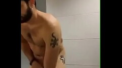 Getting a handjob in the locker room Thumb