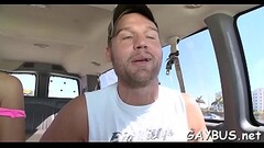 Overflowing of sated cumshots during sexy homo fuck Thumb