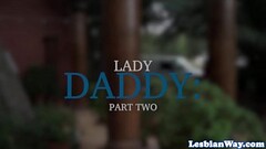 Lesbian stepmom scissoring beautiful teen Thumb