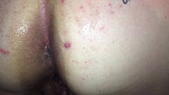 Pooping Cum after Anal Thumb