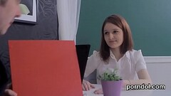 Lovable girl was seduced and pounded by senior teacher Thumb