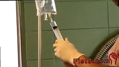 Young gay boys being fisted First Time Saline Injection for Caleb Thumb