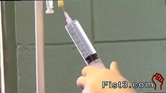 Arm fisting gay male free videos and feet First Time Saline Injection Thumb