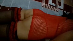 Travesti con malla roja Thumb