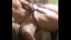 Slow stroking a rock hard cock Thumb
