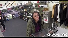 Cutie gets an suggest to have some sex in shop and this babe takes it Thumb