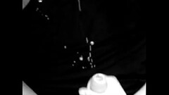 Large cumshot black and white video Thumb