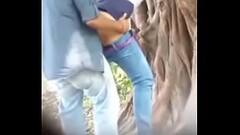 hot indian girl fucked by her bf in jungle leak video. Thumb