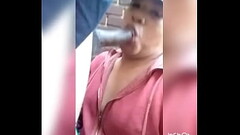 Freaky TS sucking bbc outside Thumb
