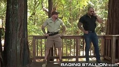 Hunk Sean Duran&rsquo_s Public Cumshot By Uncut Big Black Dick Thumb