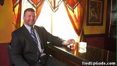 Ripped bdsm sub tied up whipped and jerked Thumb