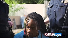 BBW cops enjoying a raw fuck outdoors Thumb