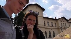 HUNT4K. big guy fucking a hot chick in front of her bf Thumb