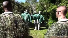 Horny army men naked gay Taking the recruits on their very first run Thumb
