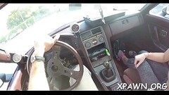 Good harlot swallows semen while making the reality flick Thumb