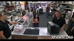 Exeptinal little non-professional is showing off her stripped flesh Thumb