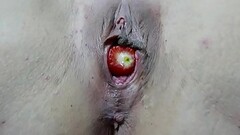 Strawberry Inside Pussy Thumb