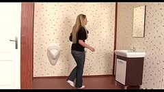 Real looker gets her mounds all slimy sucking at a gloryhole Thumb