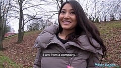 Public Agent Christina Miller Fucked by Big Cock in Woods Thumb