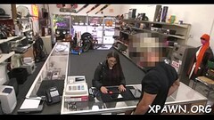 Intensive bimbo dilettante is in the store, getting rammed Thumb