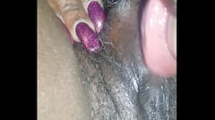 Eating her black hairy pussy Thumb