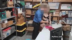 Thief faking pregnancy busted and fucked Thumb