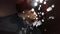 Girthy Stud Cums On Mirror Thumb