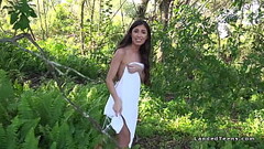 Stranded teen in bushes fucking stranger Thumb