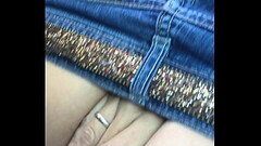 slut playing with herself in the car Thumb