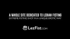 Skinny lesbians fisting their cunts Thumb