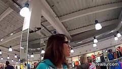 Glamorous czech cutie is teased in the mall and rode in pov Thumb