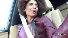Erotic cutie gives a blowjob in pov and gets spread twat penetrated Thumb