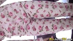 Japanese babe pee fills Thumb