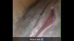 Ebony Teen Loves Showibg off her wet pussy Thumb