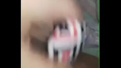 Fucking wet pussy with hair brush Thumb