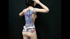1/6 Tattoo on dolls　人形に刺青・調教　監禁　Tattoo girl JAPAN kawaii moe Thumb
