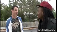 Blacks On Boys - Gay Hardcore Interracial Porno 04 Thumb