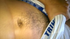 2 - Tes&atilde_o do caralho, Pau Latejando dentro da Cueca, olha que pentelhada deliciosa. Thumb