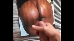Bwc stroking to her gorgeous round brown Thumb
