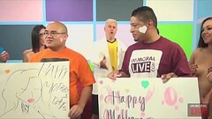 FUN LOVING FAT GUY BANGS FOUR PORN STARS in FUCK A FAN! Thumb