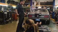 Black gay college jerk and first time sex Get pulverized by the police Thumb