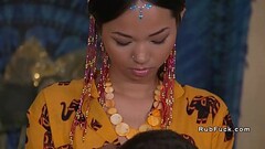Asian yoga teacher licked and fucked Thumb