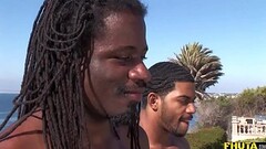 2 Big Black Cocks 4 White Girls Tight Asses Thumb