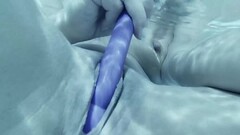 Squirting in the Hot Tub Thumb
