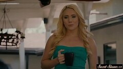 Classy teen deepthroating and banging Thumb