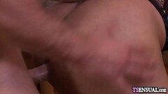 Latina shemale fucked by an angry boyfriends hard cock Thumb