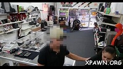 Large dick is in an non-professional Thumb