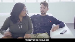 FamilyStrokes - Hot Latin Twin (Sheyla) (Keysha) Compete For Cock Thumb
